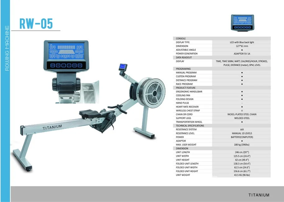 Titanium RW-05 Rowing Machine